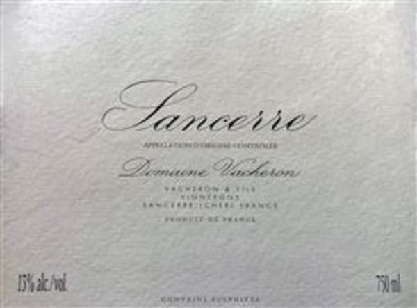 Rượu vang trằng Domaine Vacheron Sancerre Le Pave 2018