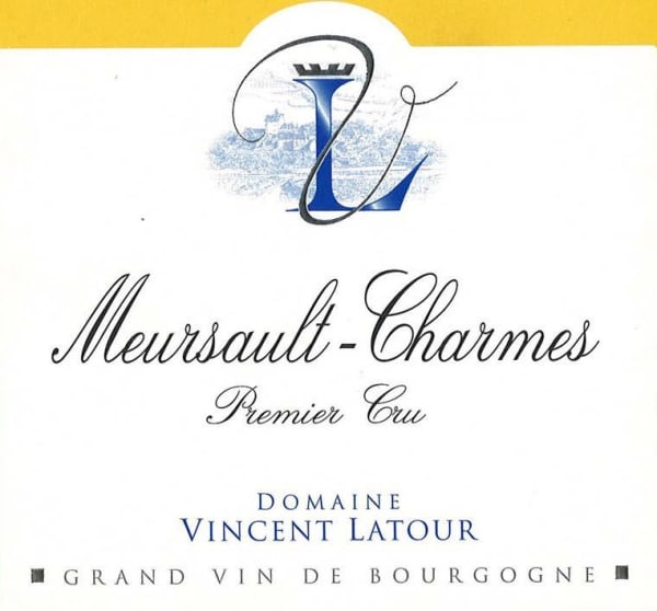 Rượu vang trằng Domaine Vincent Latour Meursault-Charmes Premier Cru 2014