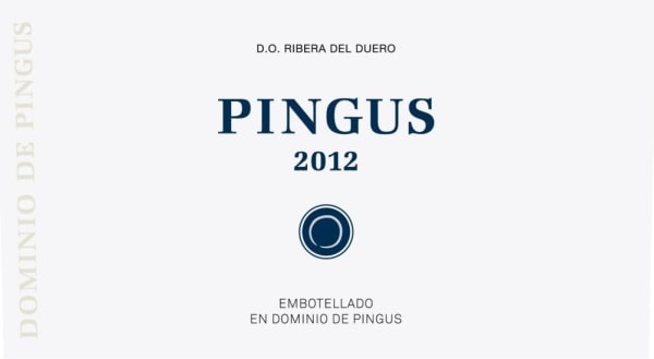 Rượu vang đỏ Dominio de Pingus 2012