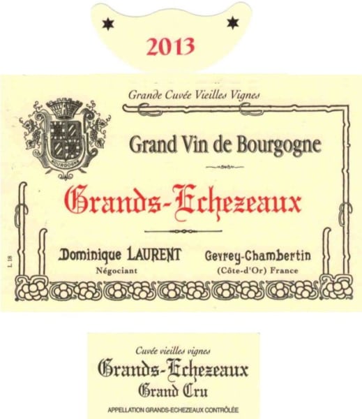 Rượu vang đỏ Dominique Laurent Grands-Echezaux Grand Cru 2013
