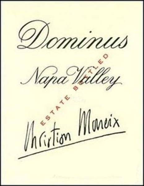 Rượu vang đỏ Dominus Estate (marked label) 2003