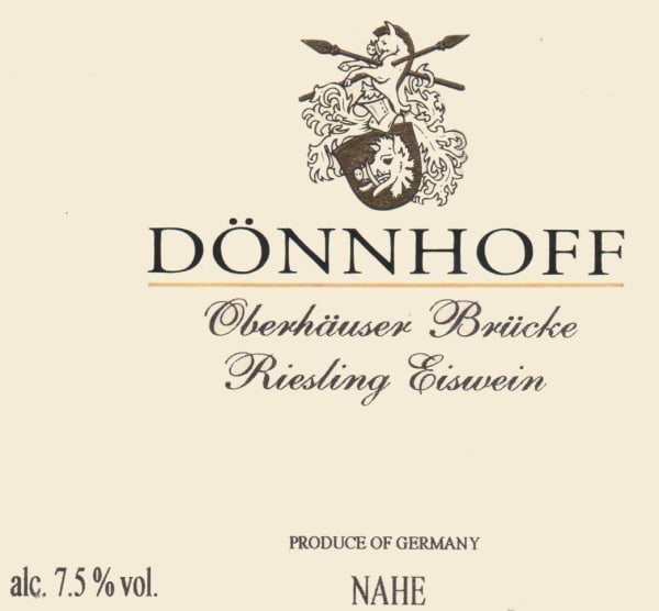 Rượu vang trằng Donnhoff Oberhauser Brucke Riesling Eiswein 2007