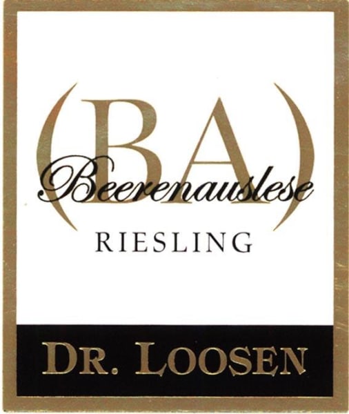 Rượu vang trằng Dr. Loosen Riesling Beerenauslese 2010