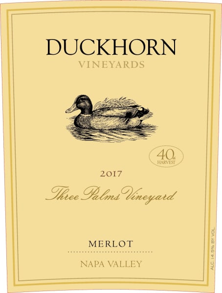 Rượu vang đỏ Duckhorn Three Palms Merlot (chai 3 lít) 2017