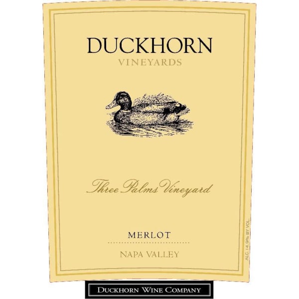 Rượu vang đỏ Duckhorn Three Palms Merlot (creased label - 1.5 Liter Magnum) 2014