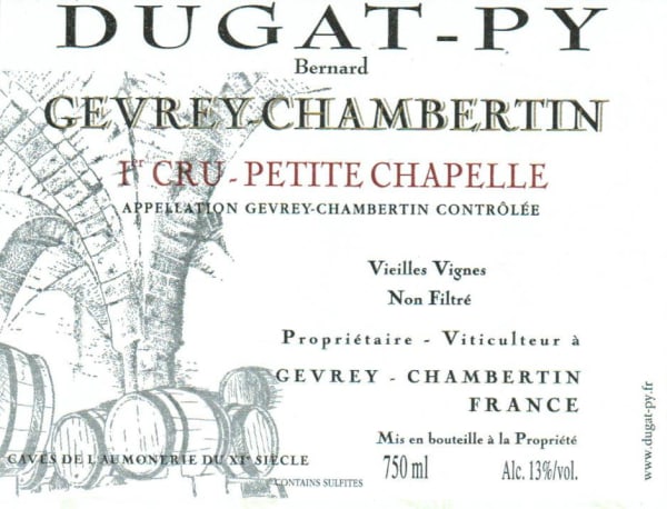 Rượu vang đỏ Dugat-Py Gevrey Chambertin Petite Chapelle 2009