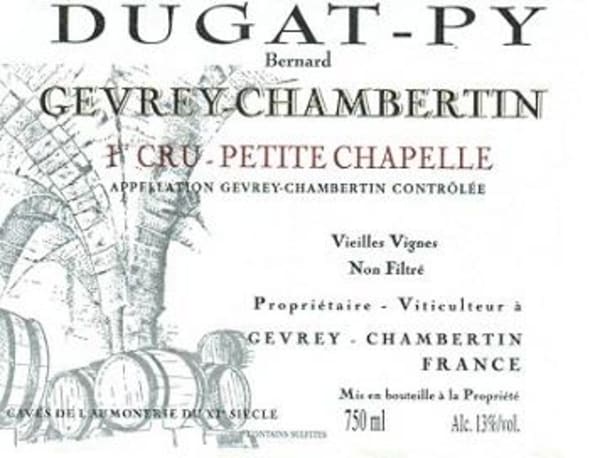 Rượu vang đỏ Dugat-Py Gevrey-Chambertin Petite Chapelle Premier Cru Vieilles Vignes 2020