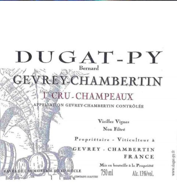Rượu vang đỏ Dugat-Py Gevrey-Chambertin Premier Cru Champeaux 2011