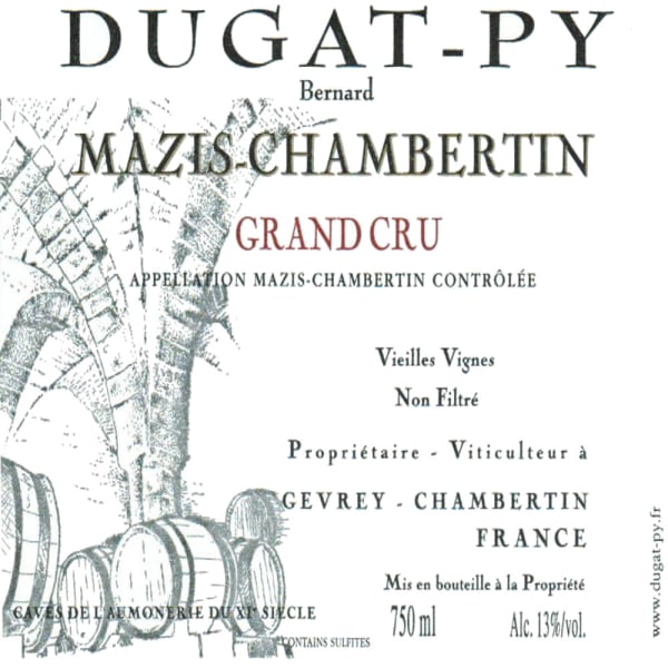 Rượu vang đỏ Dugat-Py Mazis-Chambertin Grand Cru 2007