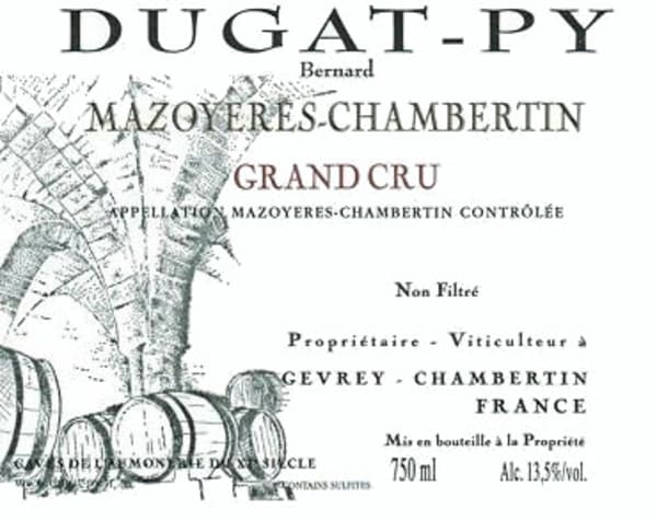Rượu vang đỏ Dugat-Py Mazoyeres Chambertin 2014