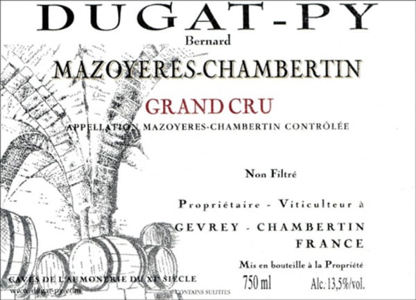 Rượu vang đỏ Dugat-Py Mazoyeres-Chambertin Grand Cru 2019