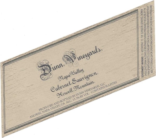 Rượu vang đỏ Dunn Howell Mountain Cabernet Sauvignon (chai Magnum 1,5 lít) 2004
