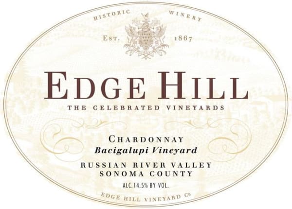 Rượu vang trằng Edge Hill Bacigalupi Vineyard Chardonnay 2012