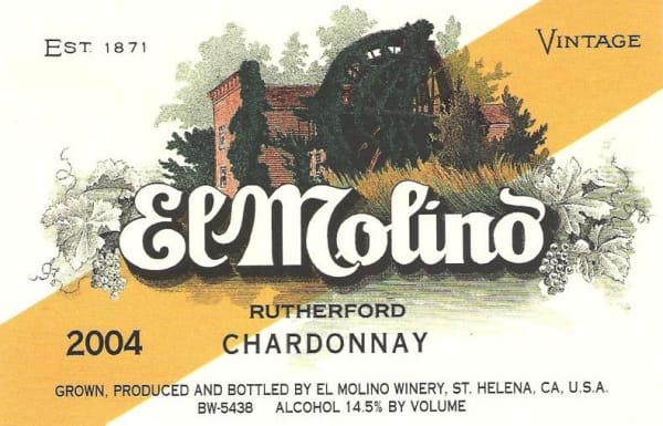 Rượu vang trằng El Molino Rutherford Chardonnay 2004