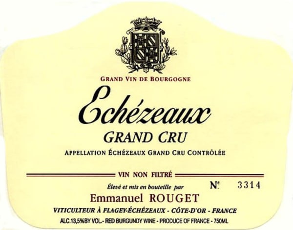 Rượu vang đỏ Emmanuel Rouget Echezeaux Grand Cru 2013