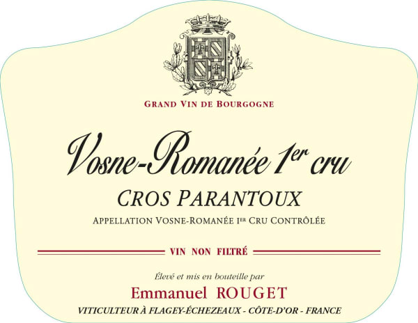 Rượu vang đỏ Emmanuel Rouget Vosne-Romanee Cros-Parantoux Premier Cru 2018