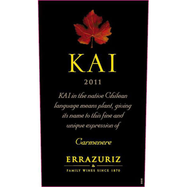 Rượu vang đỏ Errazuriz Kai Carmenere 2011