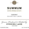 Rượu vang trằng Evening Land Seven Springs Vineyard Summum Chardonnay 2019