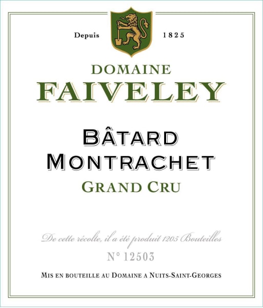 Rượu vang trằng Faiveley Batard-Montrachet Grand Cru 2005