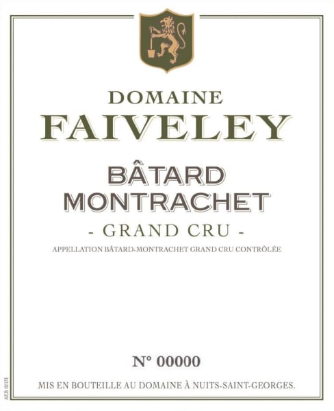 Rượu vang trằng Faiveley Batard-Montrachet Grand Cru 2018