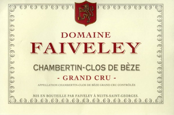 Rượu vang đỏ Faiveley Chambertin Clos de Beze Grand Cru 2008