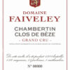Rượu vang đỏ Faiveley Chambertin Clos de Beze Grand Cru 2013