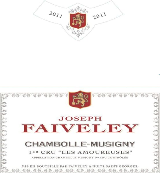 Rượu vang đỏ Faiveley Chambolle-Musigny Les Amoureuses Premier Cru 2011