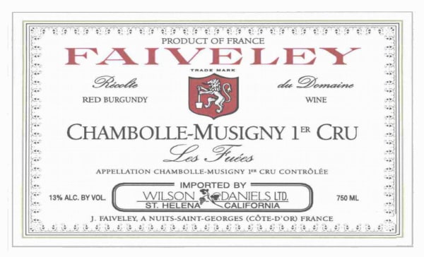Rượu vang đỏ Faiveley Chambolle-Musigny Les Fuees Premier Cru 2005