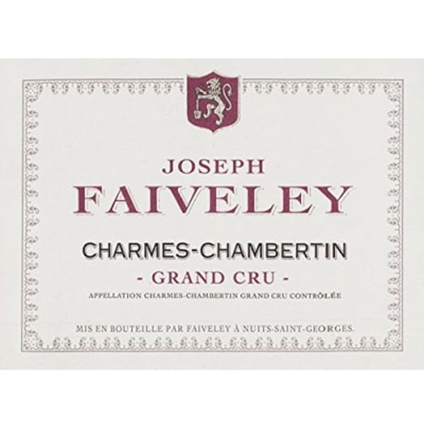 Rượu vang đỏ Faiveley Charmes-Chambertin Grand Cru 2017