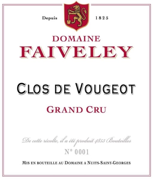 Rượu vang đỏ Faiveley Clos de Vougeot Grand Cru 2017