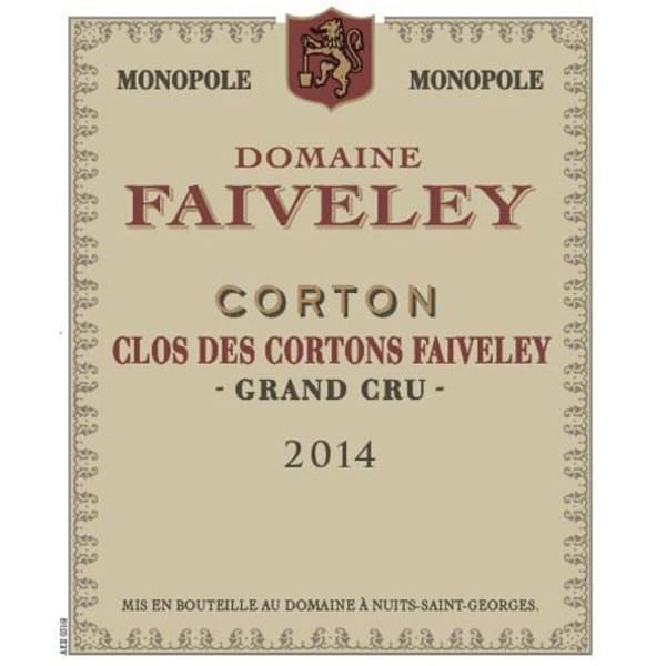 Rượu vang đỏ Faiveley Corton Clos des Cortons Faiveley Grand Cru 2014