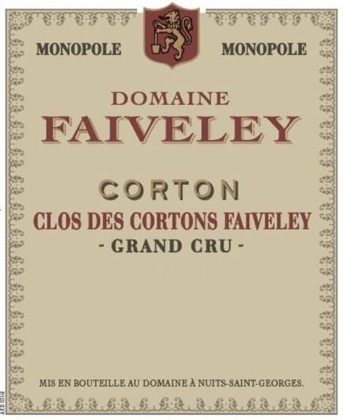 Rượu vang đỏ Faiveley Corton Clos des Cortons Faiveley Grand Cru 2015