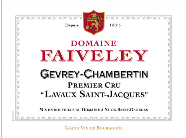 Rượu vang đỏ Faiveley Gevrey-Chambertin Lavaux St-Jacques Premier Cru 2020