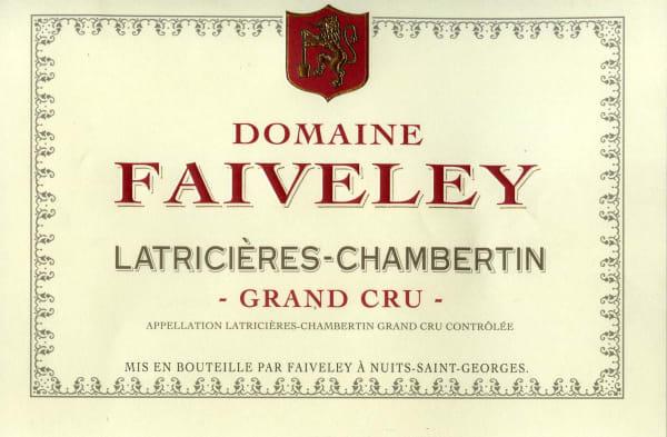 Rượu vang đỏ Faiveley Latricieres-Chambertin Grand Cru 2017