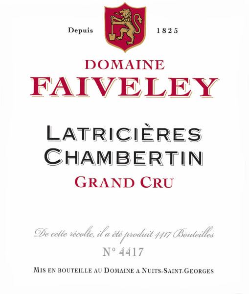 Rượu vang đỏ Faiveley Latricieres-Chambertin Grand Cru 2021