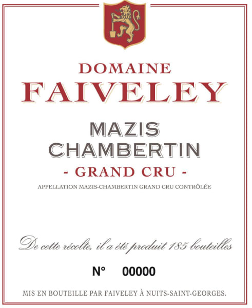Rượu vang đỏ Faiveley Mazis-Chambertin Grand Cru 2014