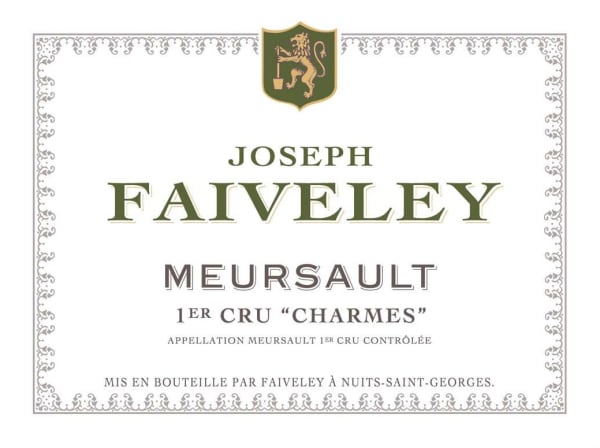 Rượu vang trằng Faiveley Meursault Charmes Premier Cru 2010