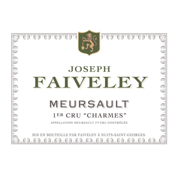Rượu vang trằng Faiveley Meursault Charmes Premier Cru 2014