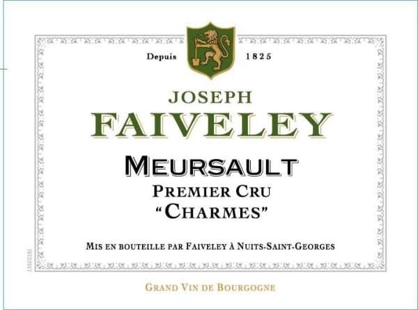 Rượu vang trằng Faiveley Meursault Charmes Premier Cru 2016