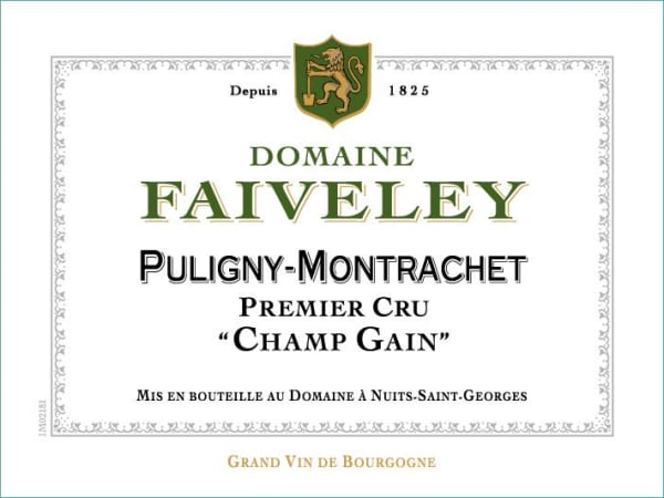 Rượu vang trằng Faiveley Puligny-Montrachet Champ Gain Premier Cru 2018