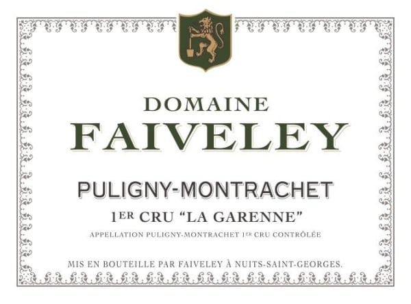 Rượu vang trằng Faiveley Puligny-Montrachet La Garenne Premier Cru 2014