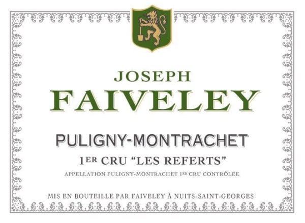 Rượu vang trằng Faiveley Puligny-Montrachet Les Referts Premier Cru 2009
