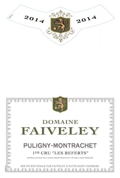 Rượu vang trằng Faiveley Puligny-Montrachet Les Referts Premier Cru 2014