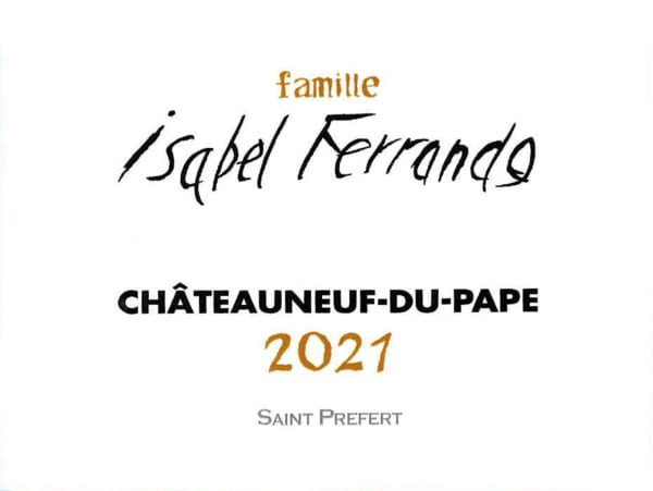 Rượu vang trằng Famille Isabel Ferrando Chateauneuf-du-Pape Blanc 2021