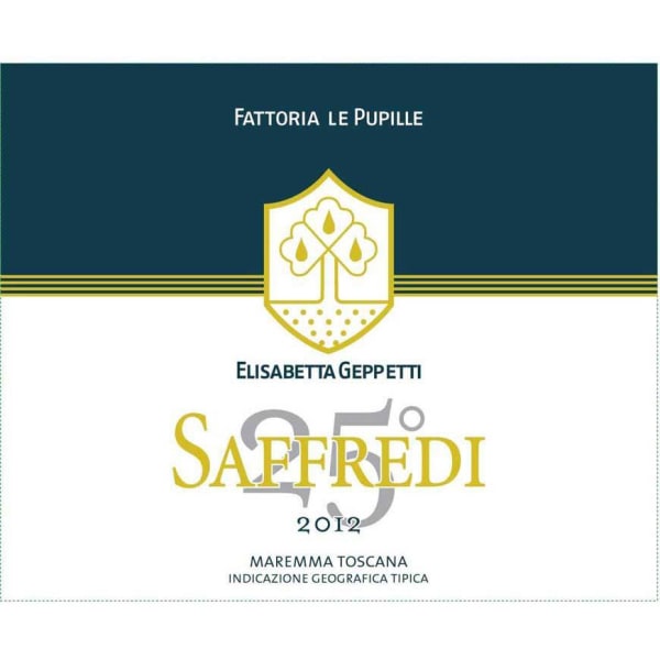 Rượu vang đỏ Fattoria Le Pupille Elisabetta Geppetti Saffredi (chai Magnum 1,5 lít) 2012