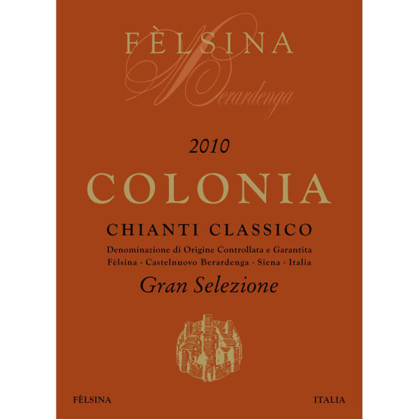 Rượu vang đỏ Felsina Chianti Classico Colonia Gran Selezione (1.5L) 2010