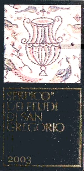 Rượu vang đỏ Feudi di San Gregorio Serpico (chai 3 lít) 2003