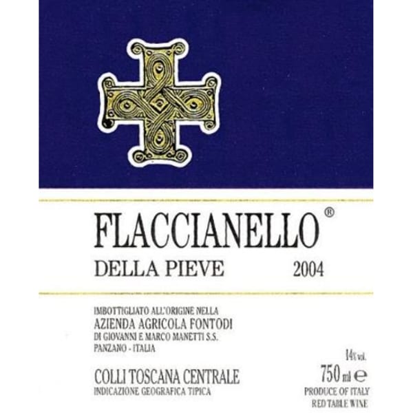 Rượu vang đỏ Fontodi Flaccianello della Pieve (chai Magnum 1,5 lít) 2004