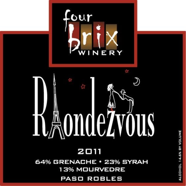 Rượu vang đỏ Four Brix Winery Rhondezvous Red 2011
