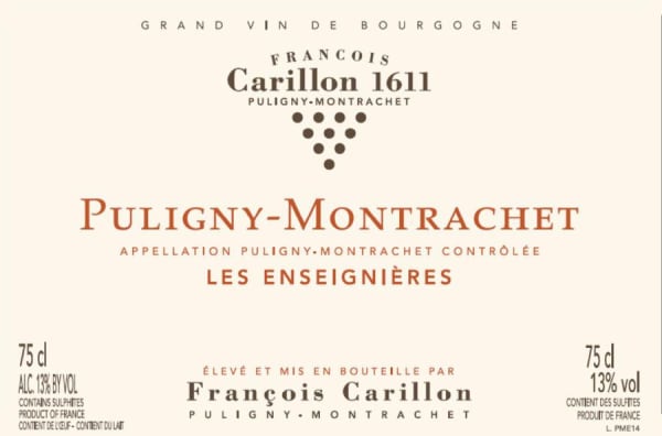 Rượu vang trằng Francois Carillon Puligny-Montrachet Les Enseignieres 2020